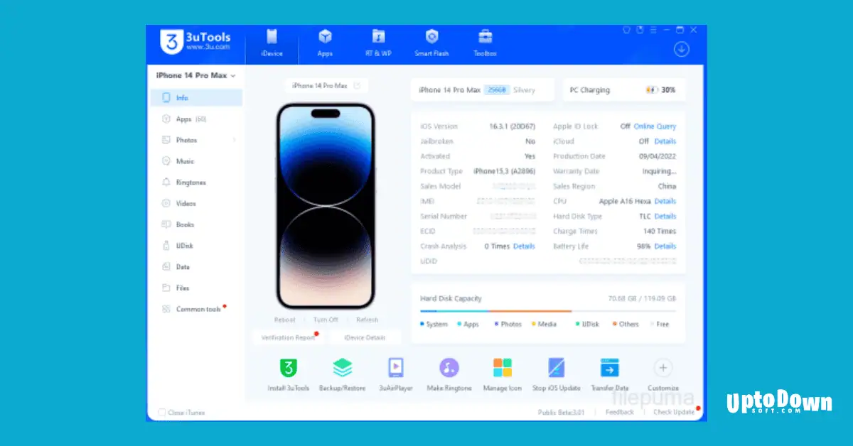3uTools for Mac Download (2025 Latest) screenshot 2