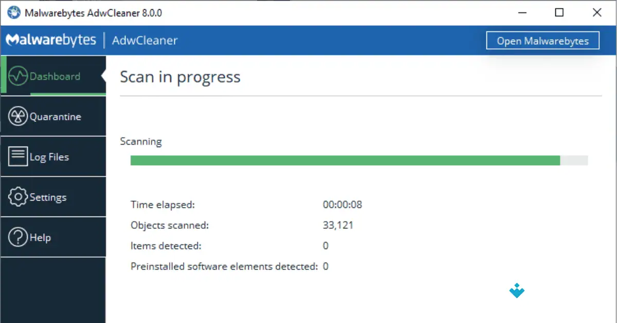 AdwCleaner for PC Uptodown Free Download 2026 screenshot 2