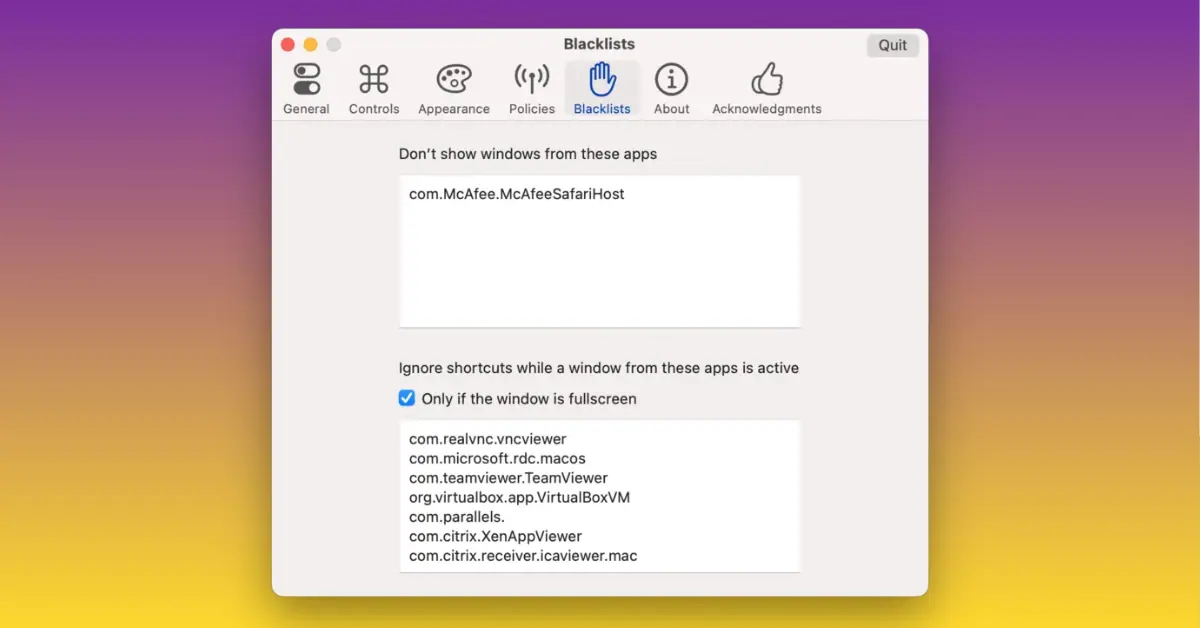 AltTab for Mac Download Uptodown 2026 screenshot 3