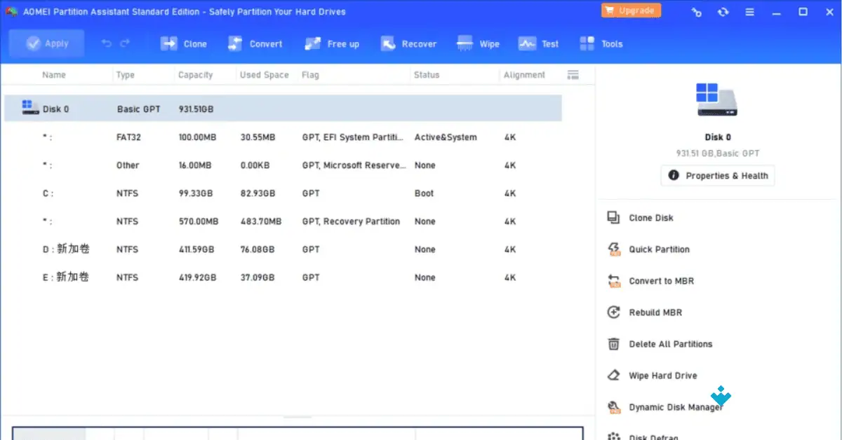 AOMEI Partition Assistant Download (2025 Latest) screenshot 3