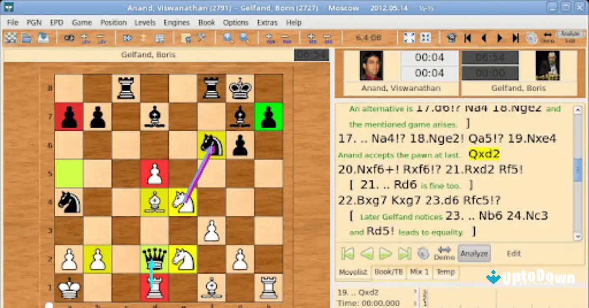 Arena Chess GUI Free Uptodown Download 2026 screenshot 1