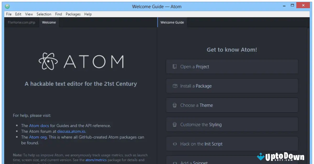 Atom (64-bit) Download (2025 Latest) screenshot 1