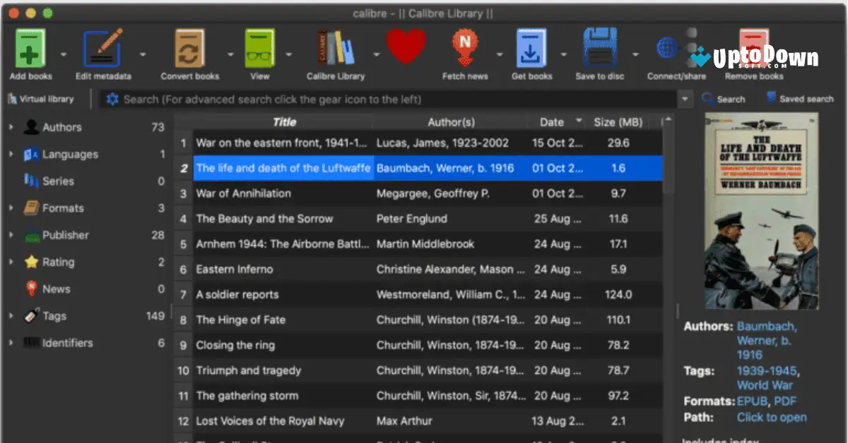 Calibre for Mac Download (2026 Latest) screenshot 2