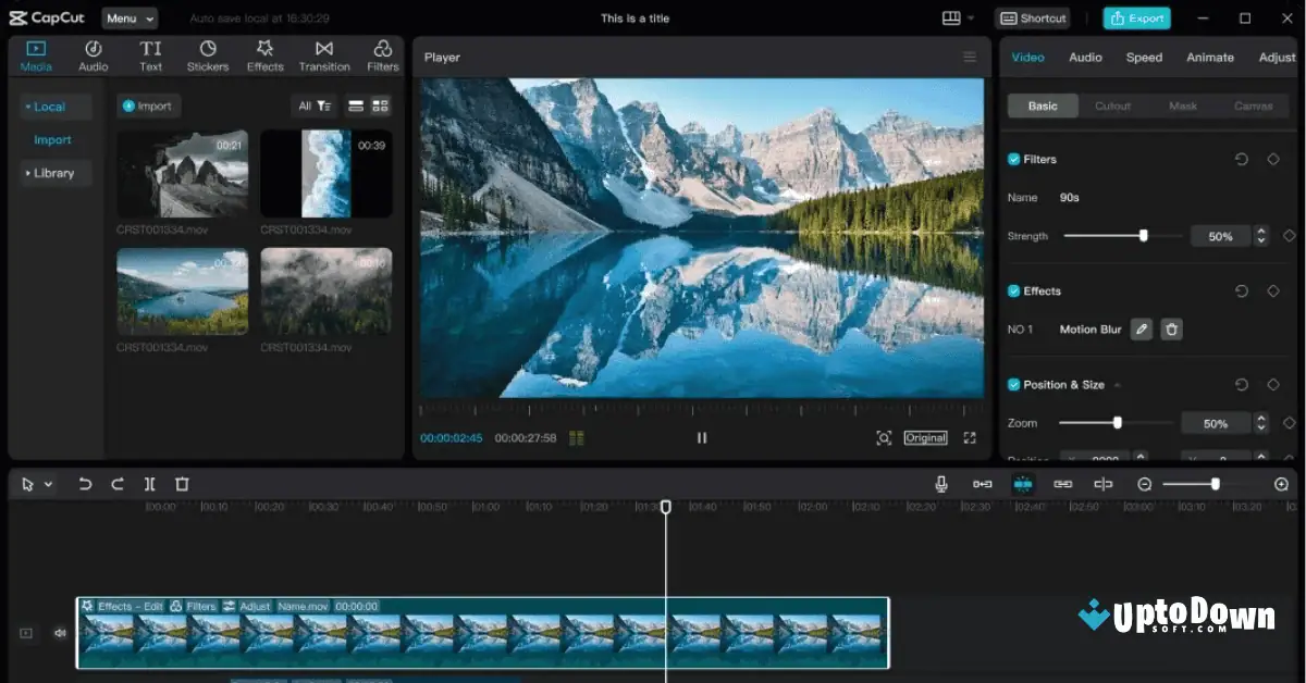 Uptodown Capcut PC​ Download Latest Version screenshot 2
