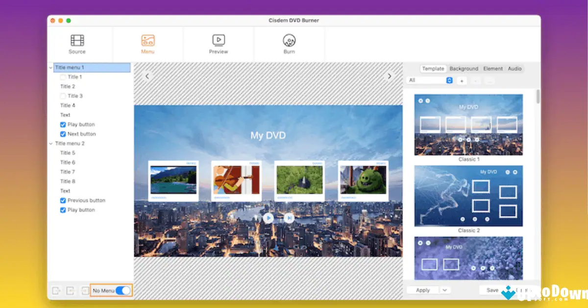 Cisdem DVD Burner for Mac Uptodown 2026 screenshot 1