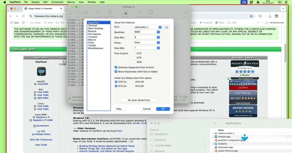 Coolterm for Mac Download Uptodown 2026 screenshot 3