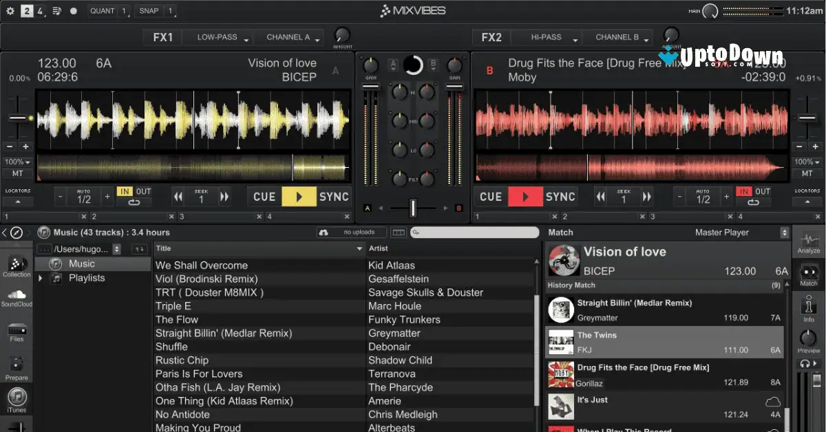 Cross DJ Pro for Mac Download (2025 Latest) screenshot 1