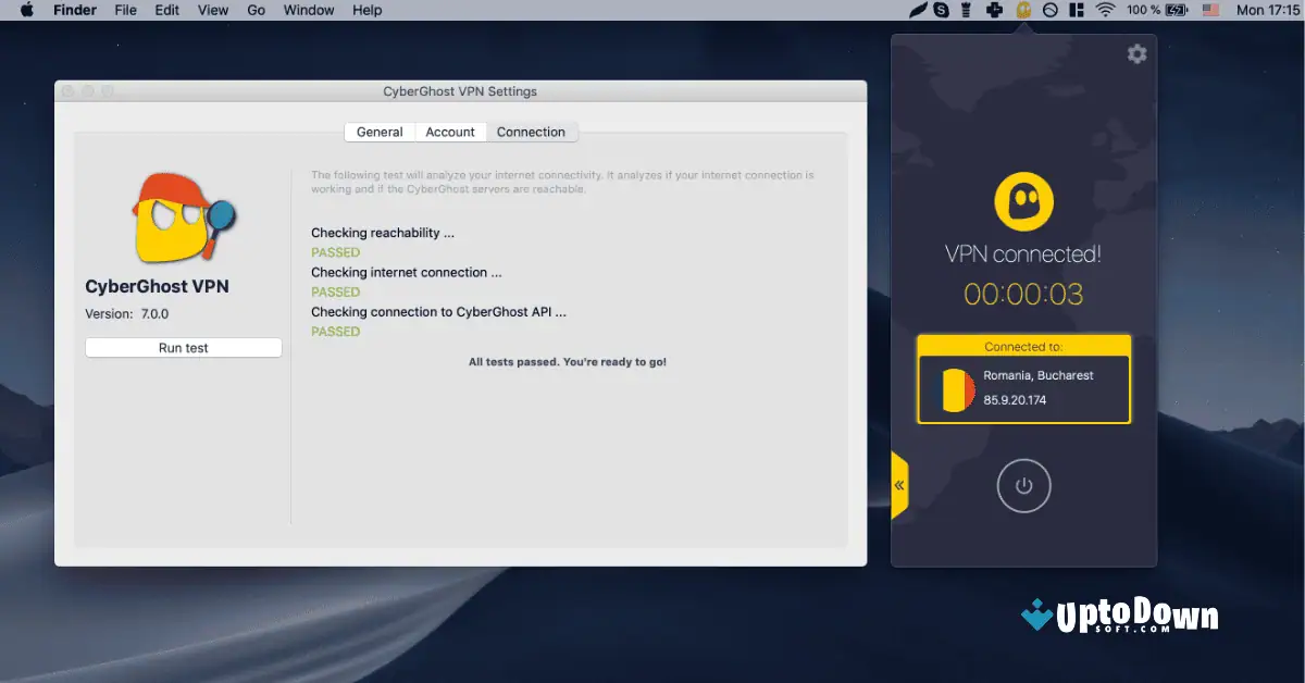 CyberGhost for Mac Download (2026 Latest) screenshot 1