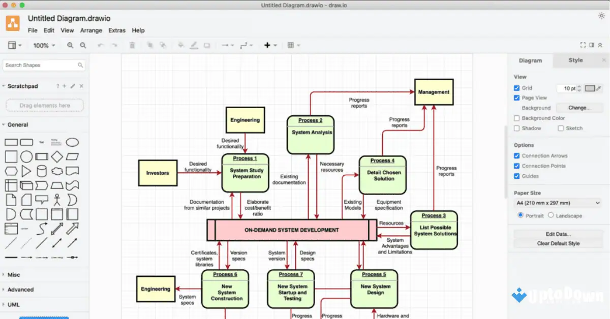 Download Draw io for Mac Uptodown 2026 screenshot 1