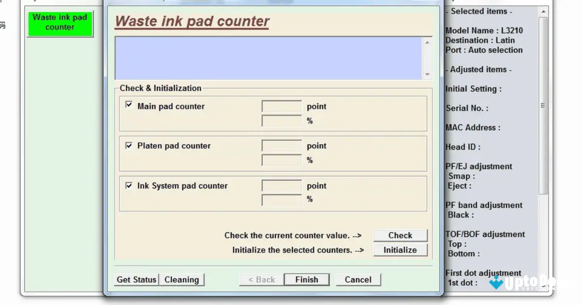 EPSON l3210 Resetter Software Download​ Uptodown 2026 screenshot 3