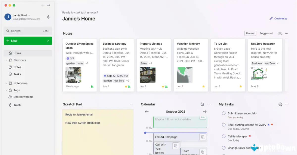 Evernote for Mac Download (2026 Latest) screenshot 1