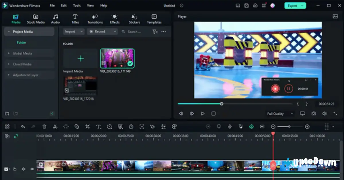 Filmora Screen Recorder Download for PC Uptodown screenshot 2