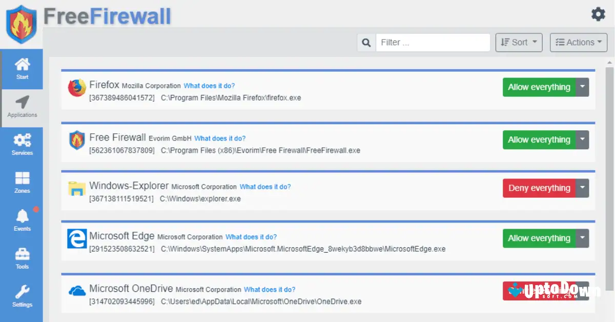 Firewall Download for PC Free Uptodown 2026 screenshot 2