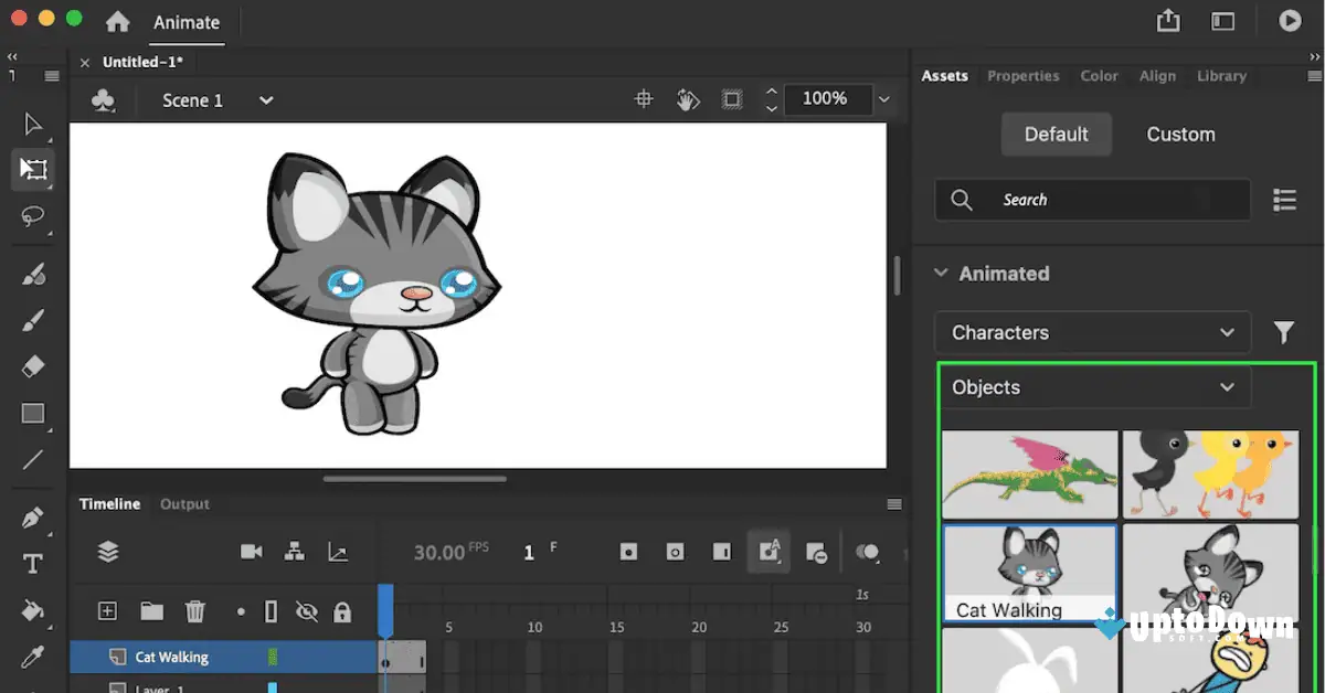 Flash 2D Animation Software Download Uptodown screenshot 1