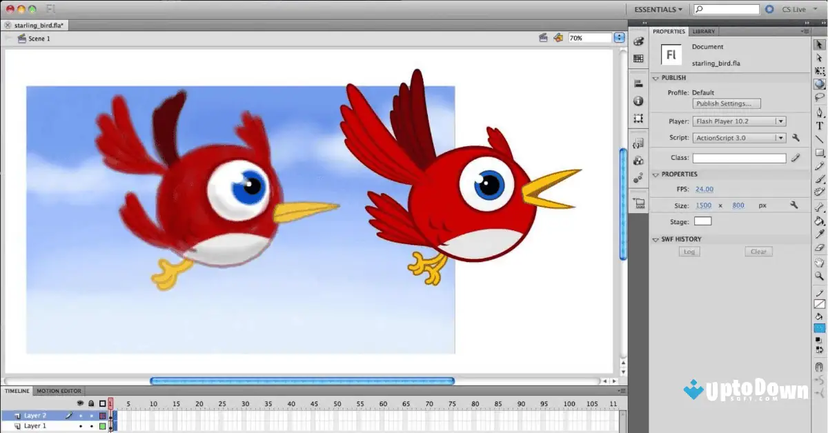 Flash Animation Download Free from Uptodown screenshot 1