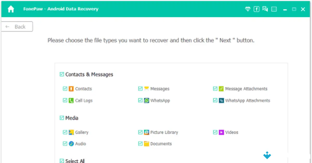 FonePaw Android Data Recovery Download (2025 Latest) screenshot 3