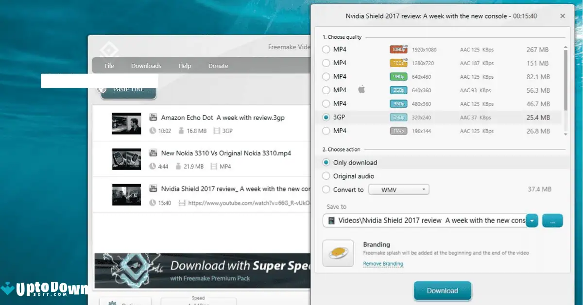 Freemake Video Downloader Download (2025 Latest) screenshot 2