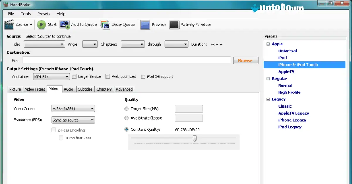 HandBrake Download (2025 Latest) screenshot 3