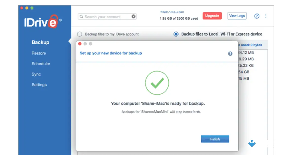 iDrive Download for Mac Download Uptodown 2026 screenshot 3
