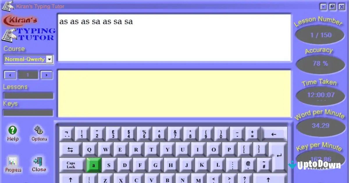 Kirans Typing Master Uptodown Download 2026 screenshot 1