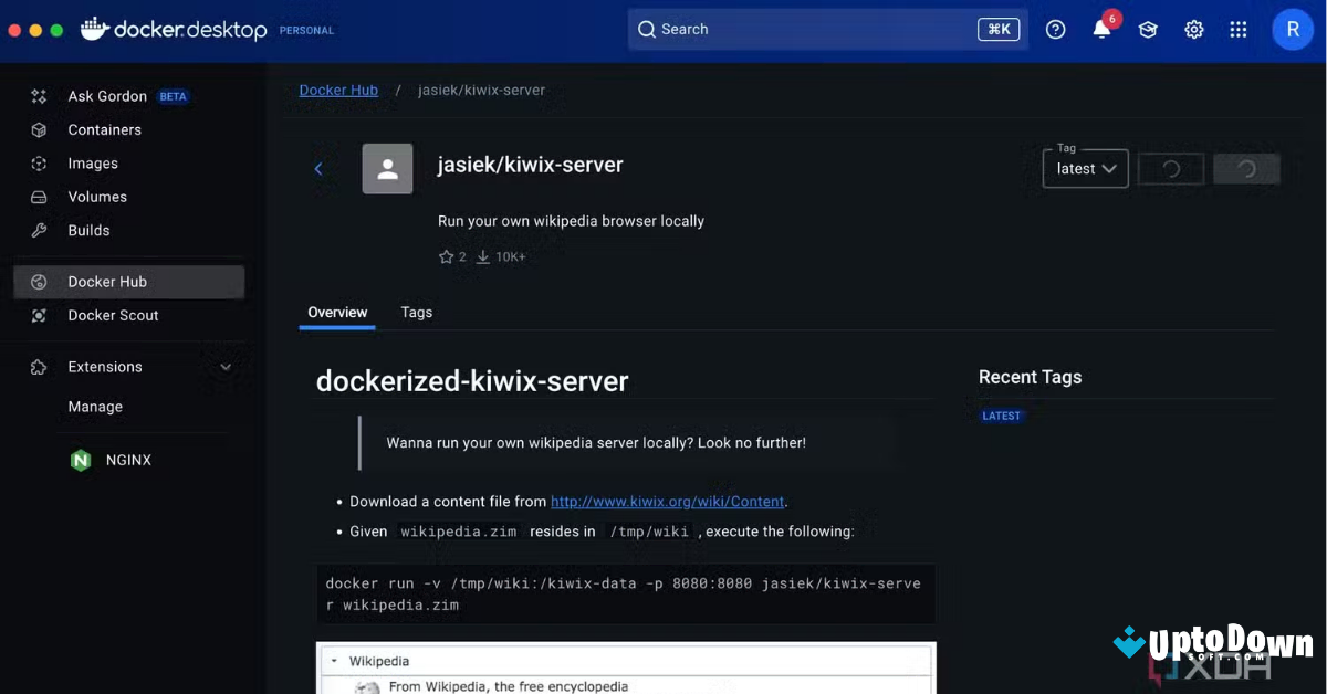Kiwix Download for Mac Uptodown 2026 screenshot 3