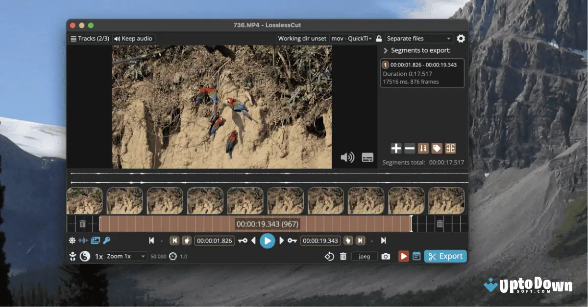 LosslessCut for Mac Download (2025 Latest) screenshot 2