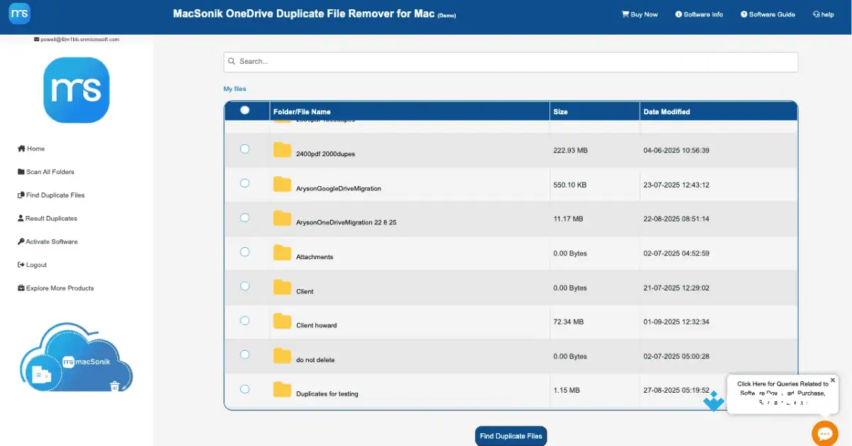 MacSonik OneDrive Duplicate Remover Uptodown Download screenshot 2
