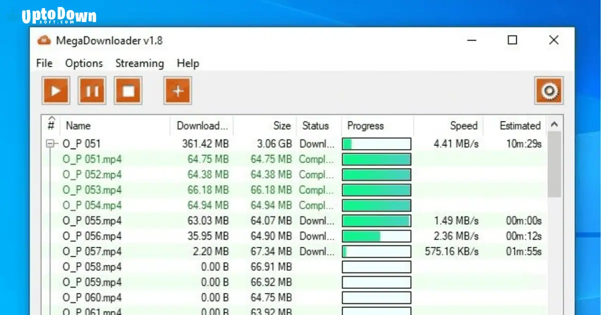 MegaDownloader Download for Free Uptodown 2026 screenshot 2