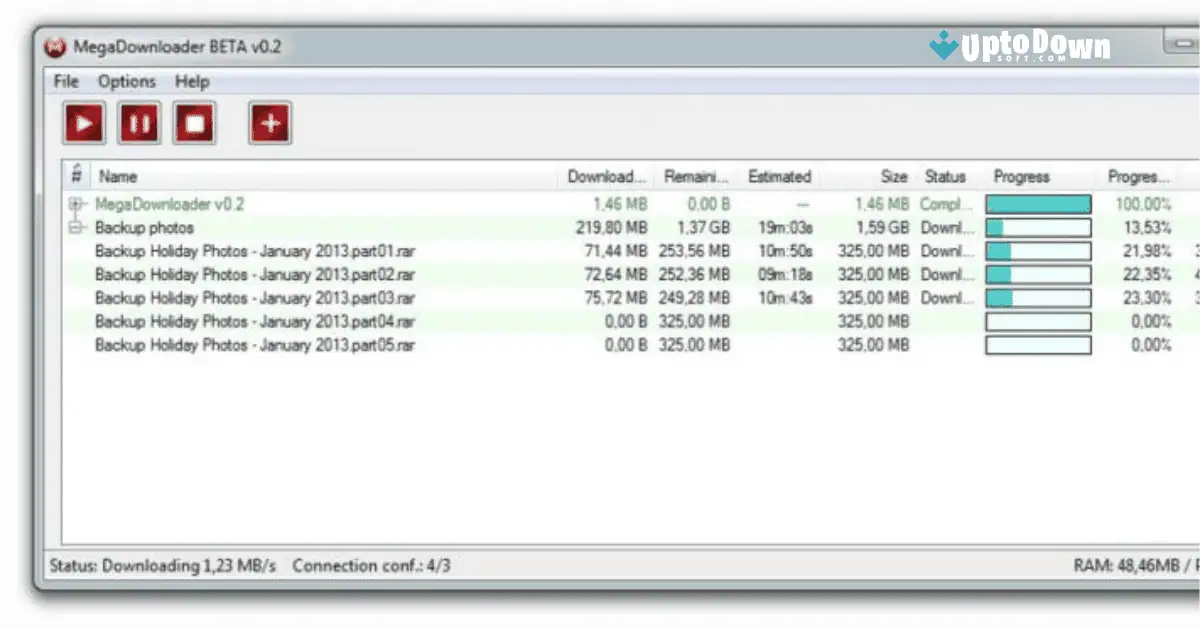 MegaDownloader Download for Free Uptodown 2026 screenshot 3