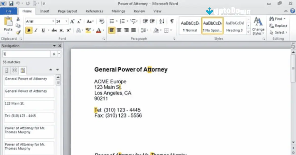 Microsoft Office 2010 Uptodown Free 64-bit for Windows screenshot 2