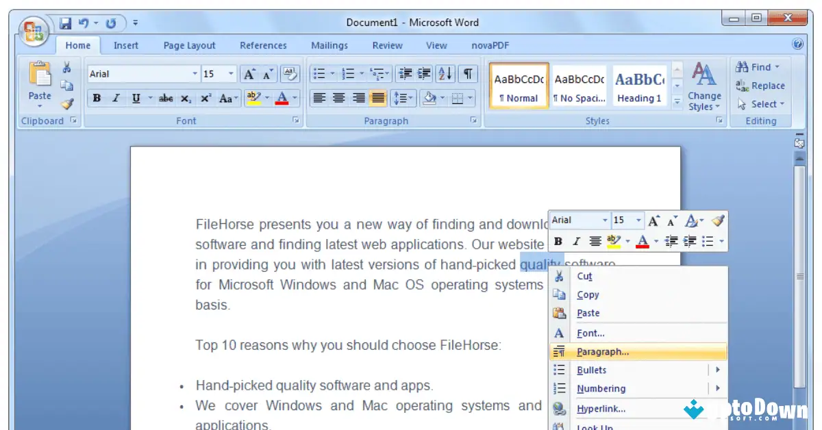 Microsoft Office 2010 Uptodown Free 64-bit for Windows screenshot 3