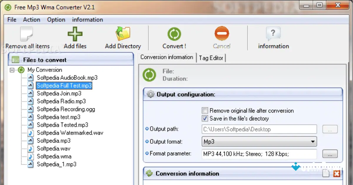 Mp3 WMA Converter Free Uptodown Download screenshot 2