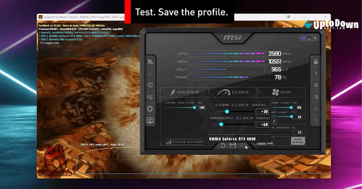 MSI Afterburner Download (2025 Latest) screenshot 1