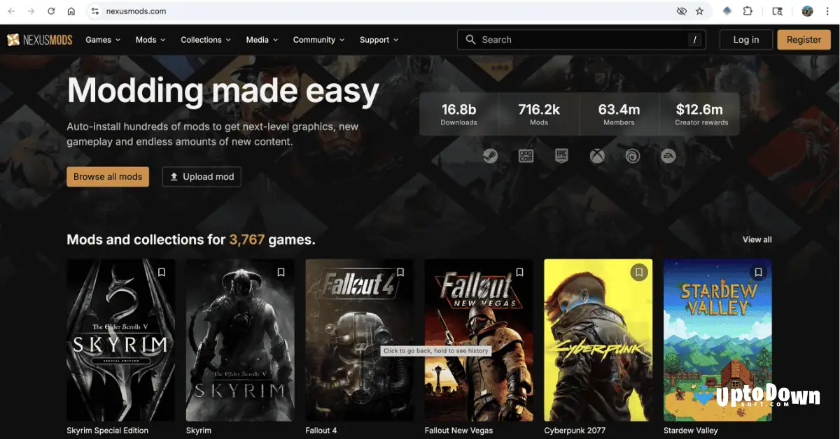 Nexus Mod Software for PC Download Uptodown screenshot 3