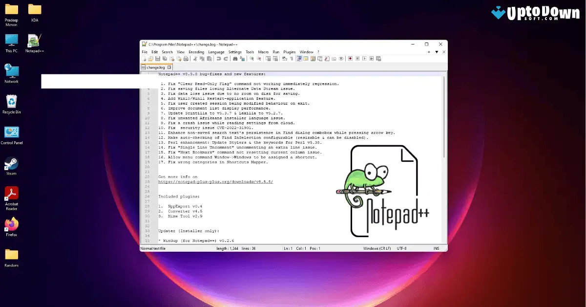 Notepad++ (64-bit) Download (2025 Latest) screenshot 2