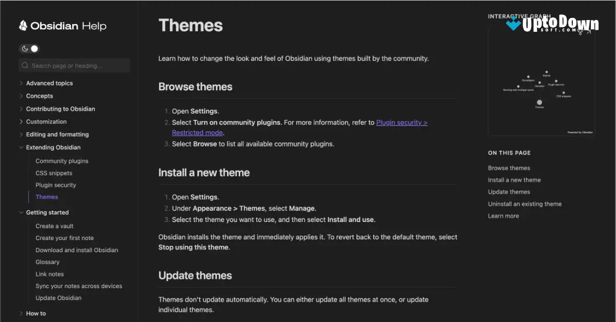 Obsidian for Mac Download (2026 Latest) screenshot 1