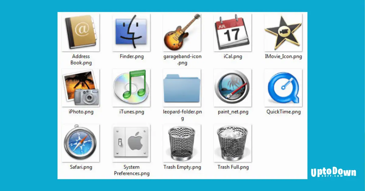 Official MacOSX Leopard Icon Pack Download (2025 Latest) screenshot 2