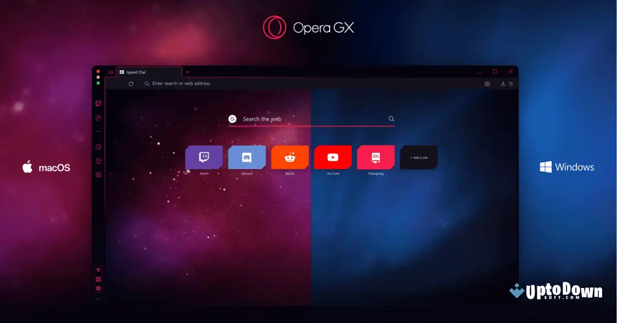 Opera GX for Mac Download Uptodown 2026 screenshot 1