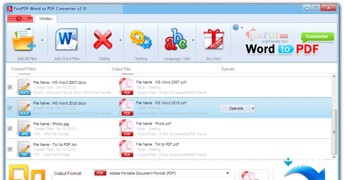 PDF Converter for Windows 7 Download Uptodown screenshot 2