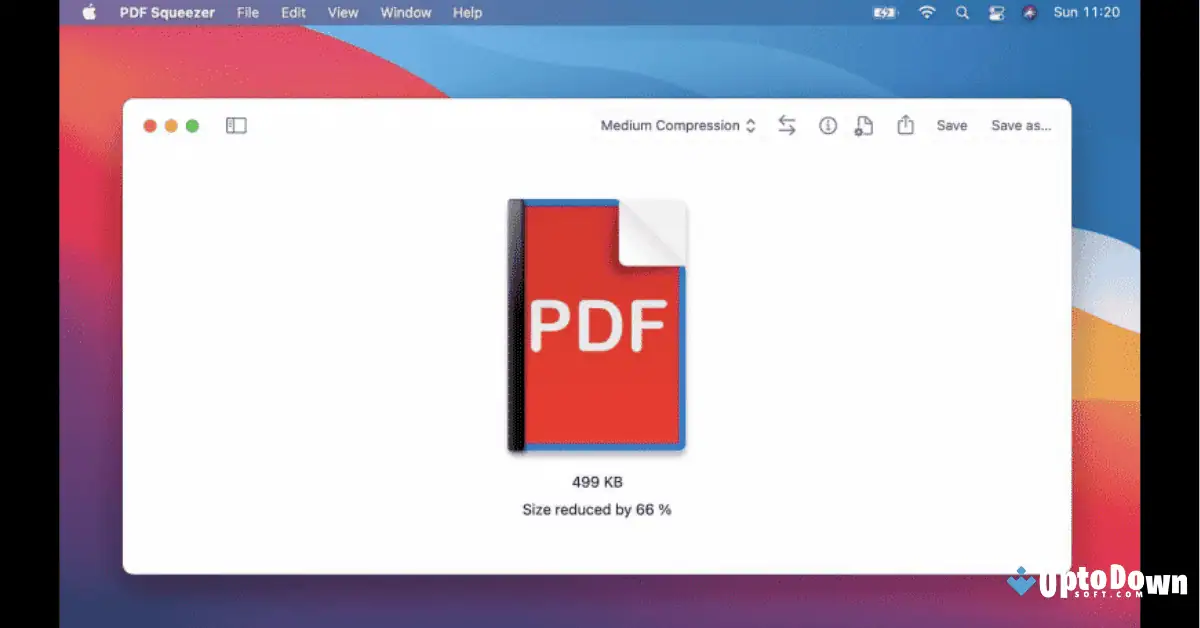 PDF Squeezer for Mac Download Uptodown 2026 screenshot 1