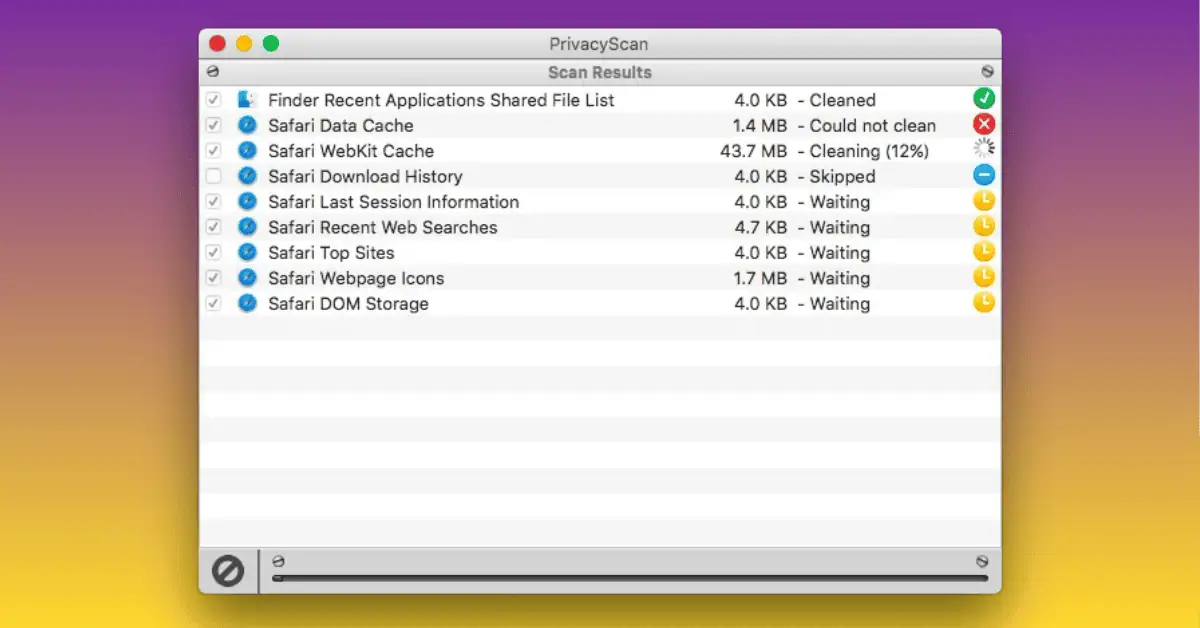 PrivacyScan for Mac Uptodown Free Download 2026 screenshot 2
