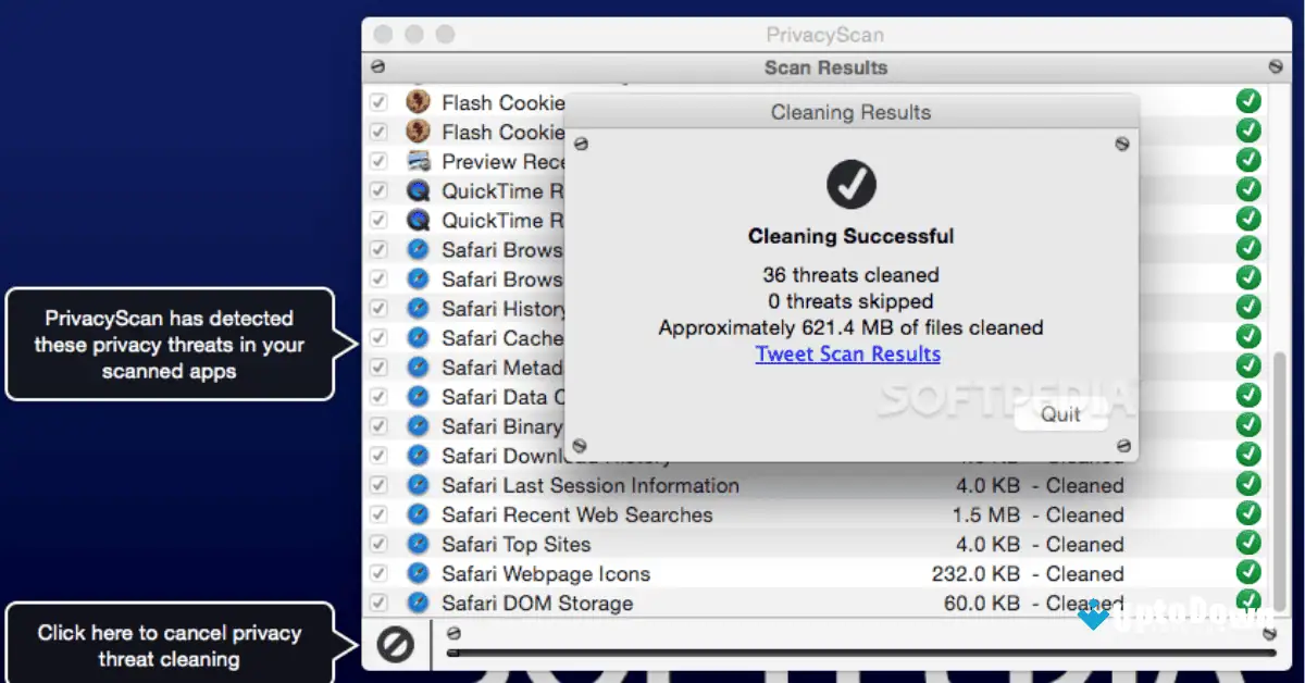 PrivacyScan for Mac Uptodown Free Download 2026 screenshot 3