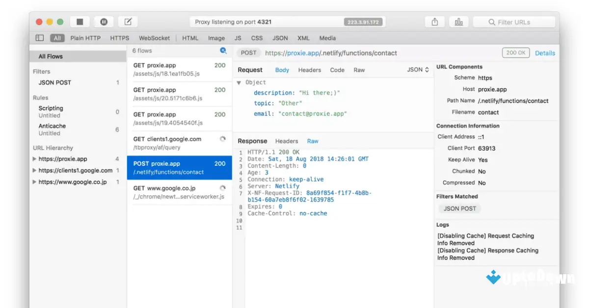 Proxie for Mac Uptodown Free Download 2026 screenshot 1