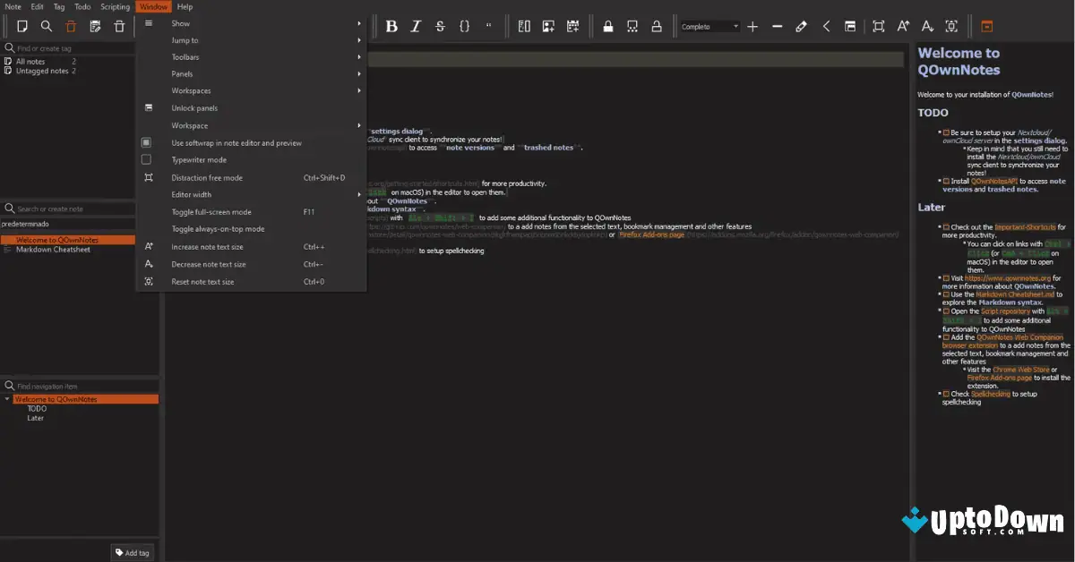 QOwnNotes Download for Mac Uptodown 2026 screenshot 3