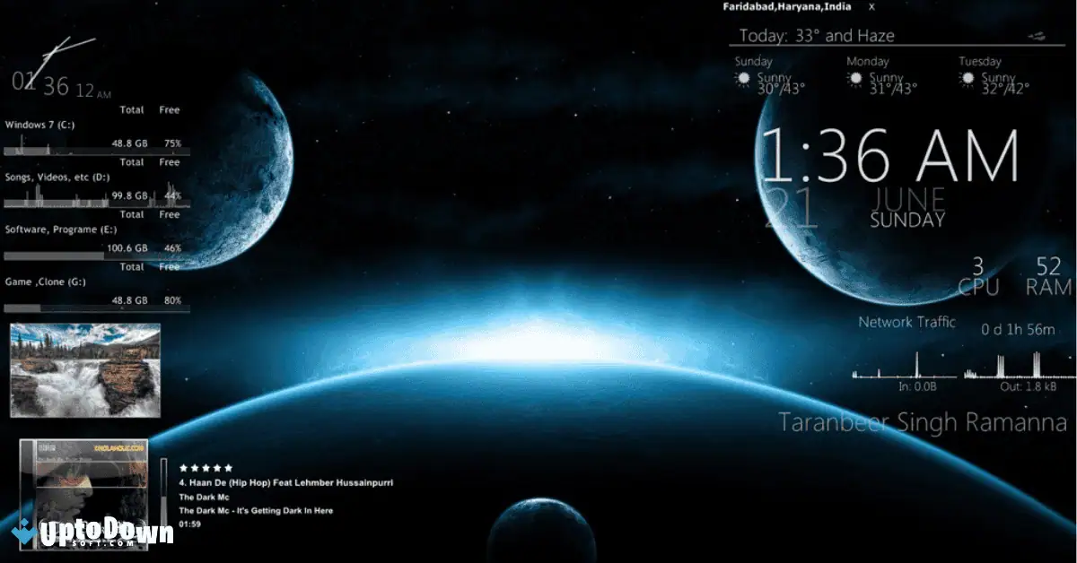 Rainmeter Download (2025 Latest) screenshot 1