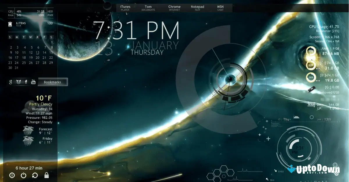 Rainmeter Download (2025 Latest) screenshot 2