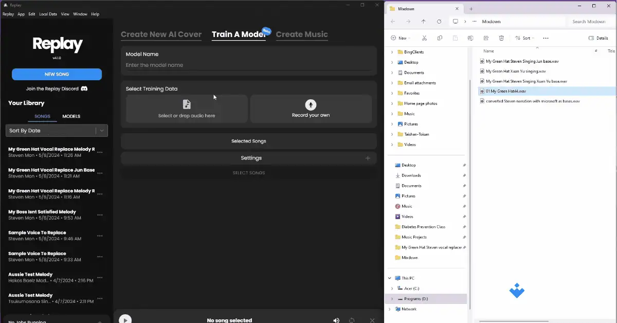 Replay AI Music Studio for Mac Uptodown 2026 screenshot 1
