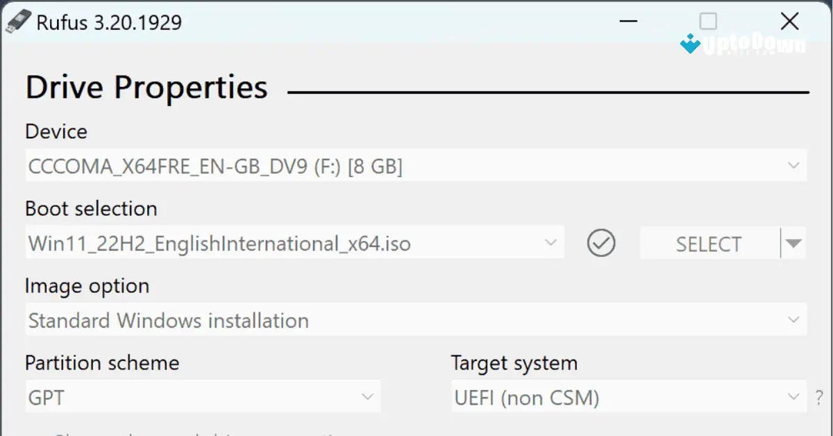 Rufus Download (2025 Latest) for Win 11/10 screenshot 1