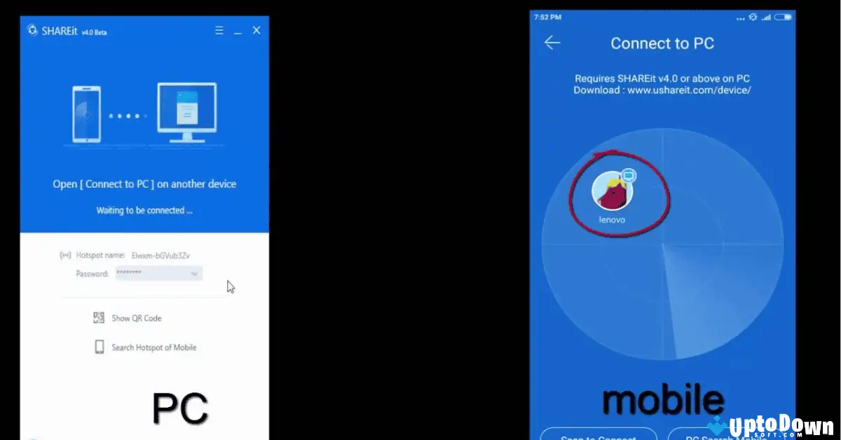 Download SHAREit for PC Uptodown (2026) – Windows 10/11 screenshot 3