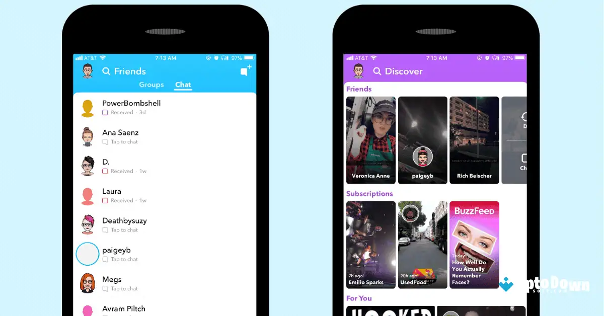 Snapchat Uptodown Old Version Free Download screenshot 1